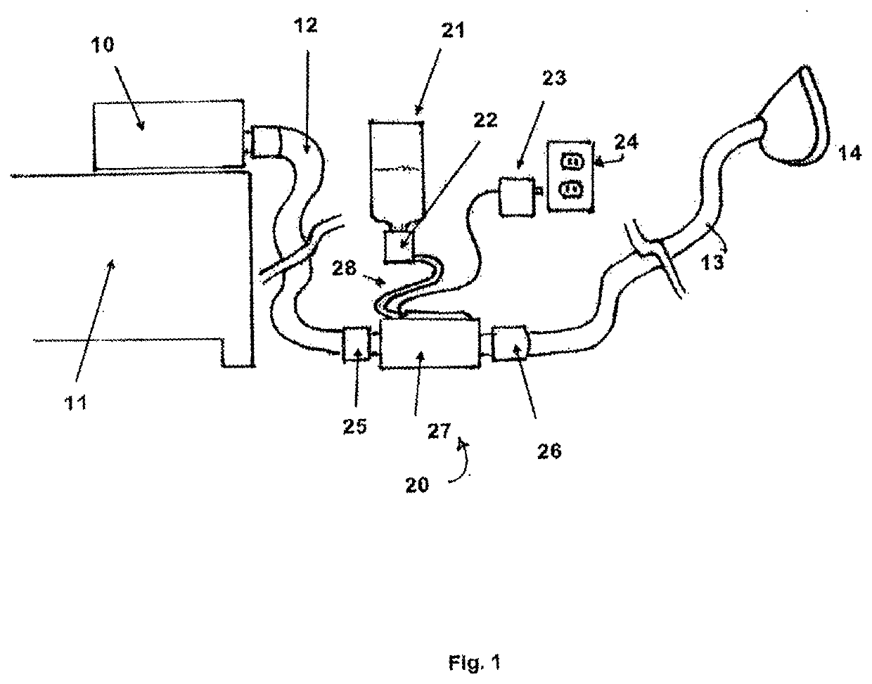 Portable pap device with humidification