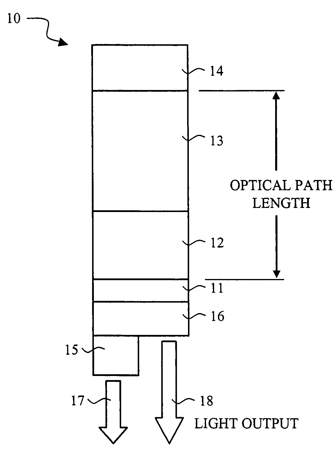 Oled microcavity subpixels and color filter elements