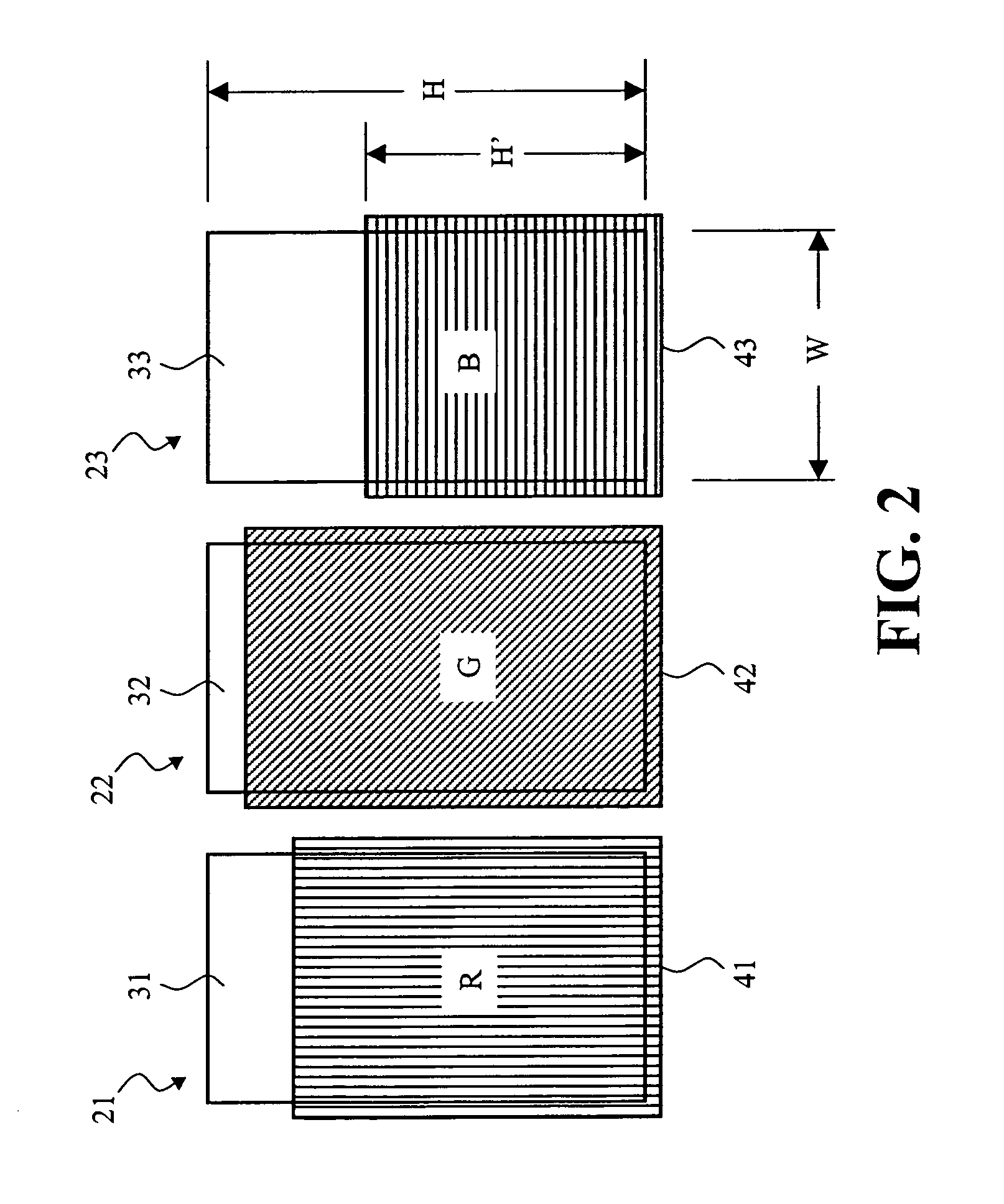 Oled microcavity subpixels and color filter elements