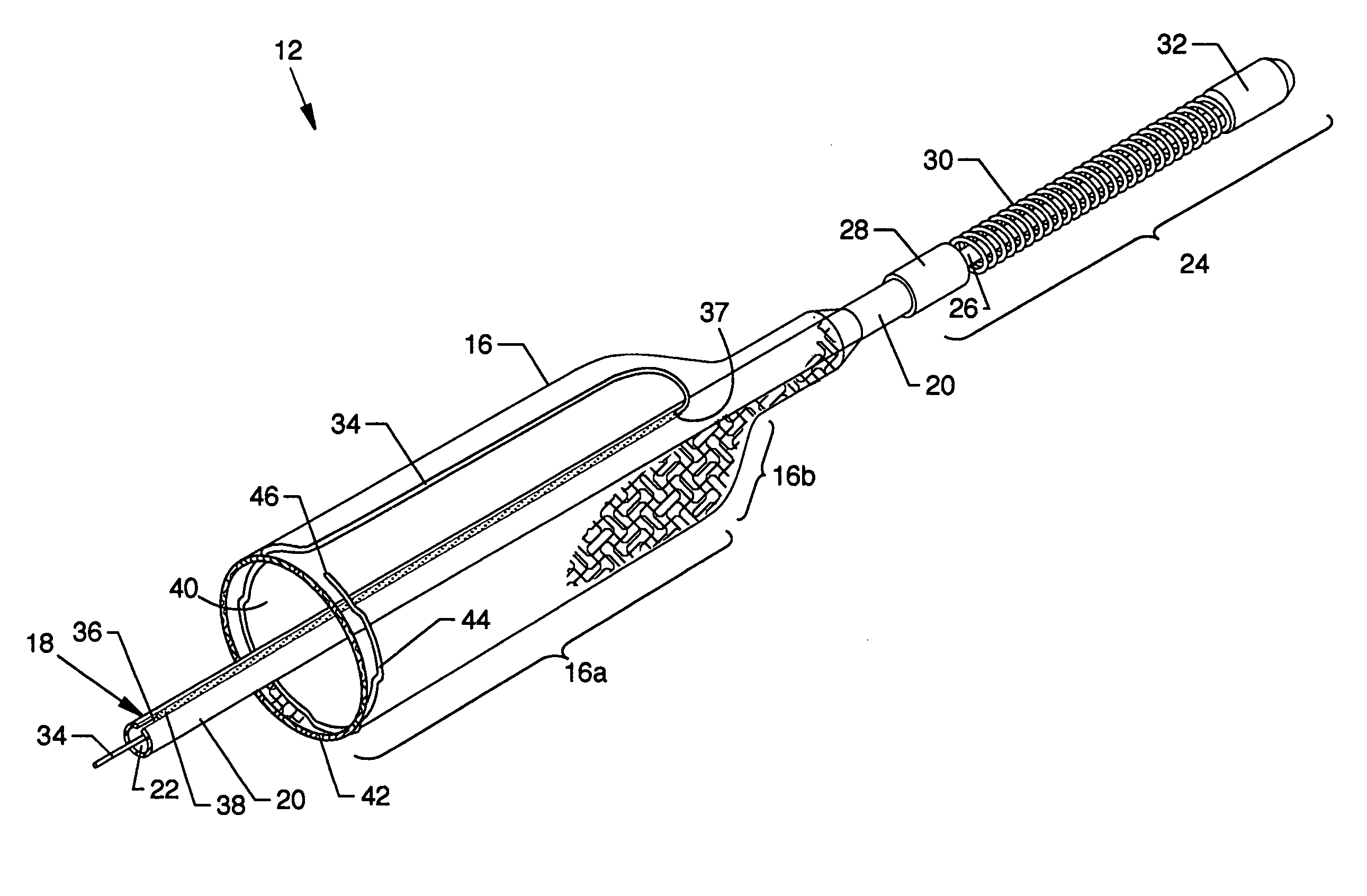 Guidewire with collapsable filter system