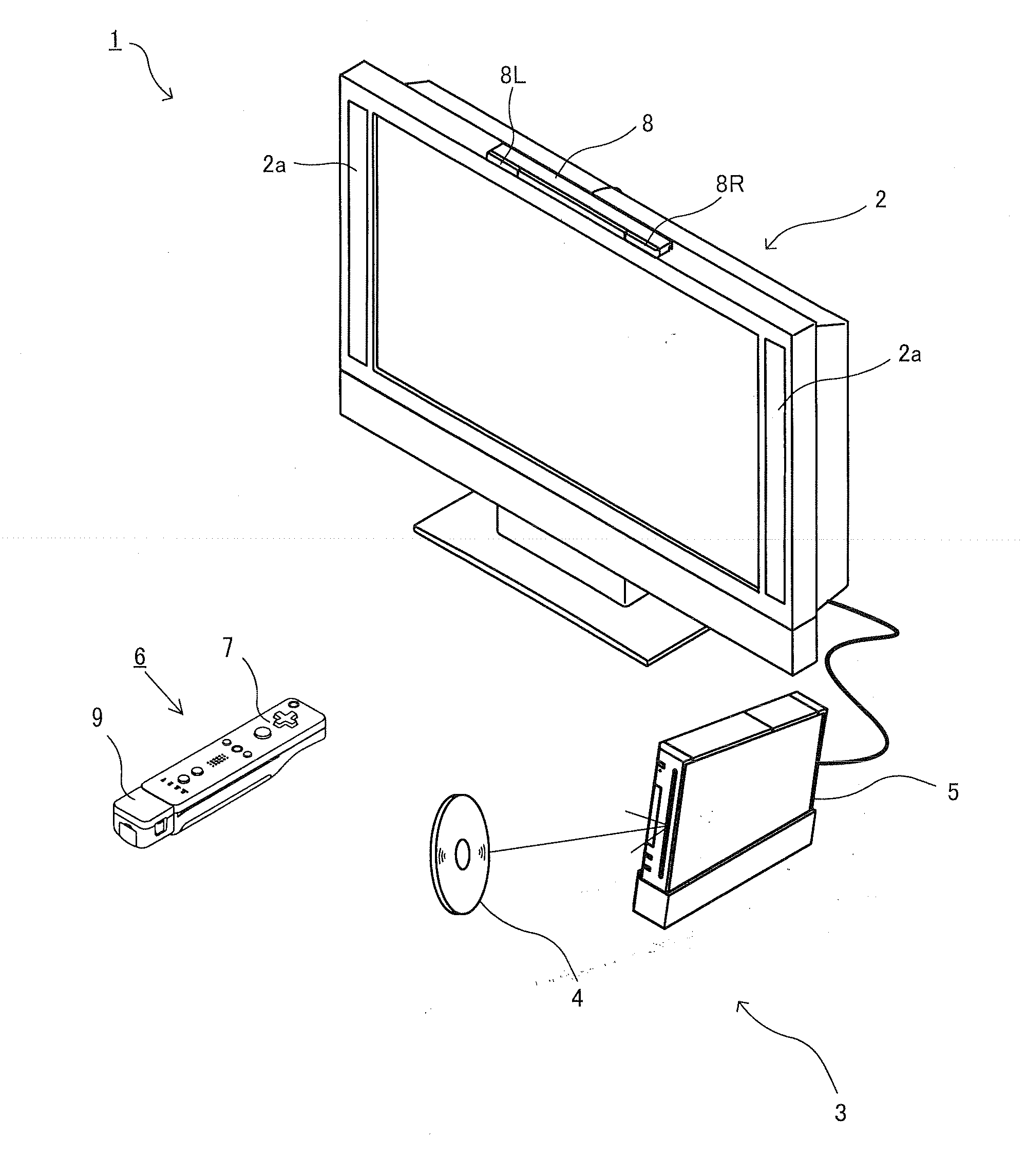 Game apparatus and recording medium recording game program