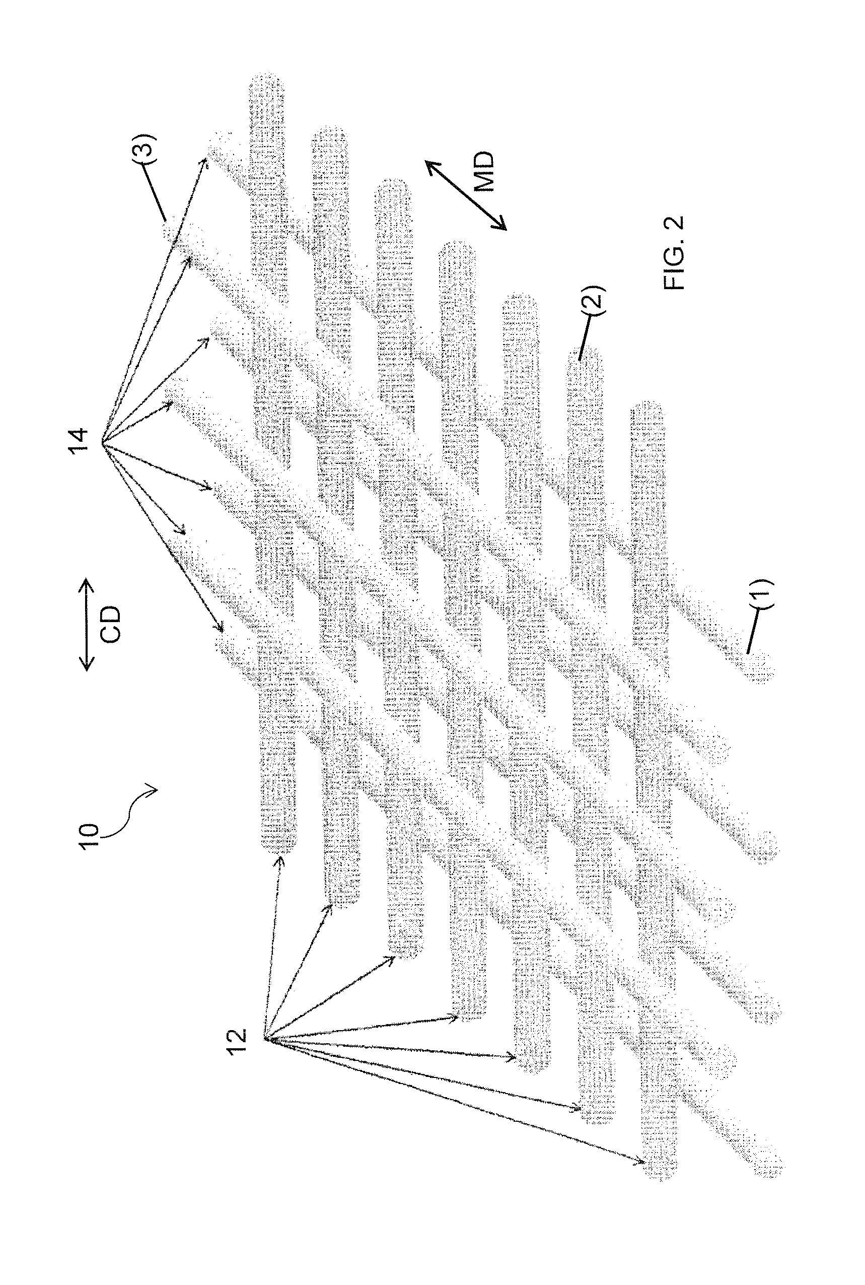 Industrial Fabric Comprising an Extruded Mesh and Method of Making Thereof