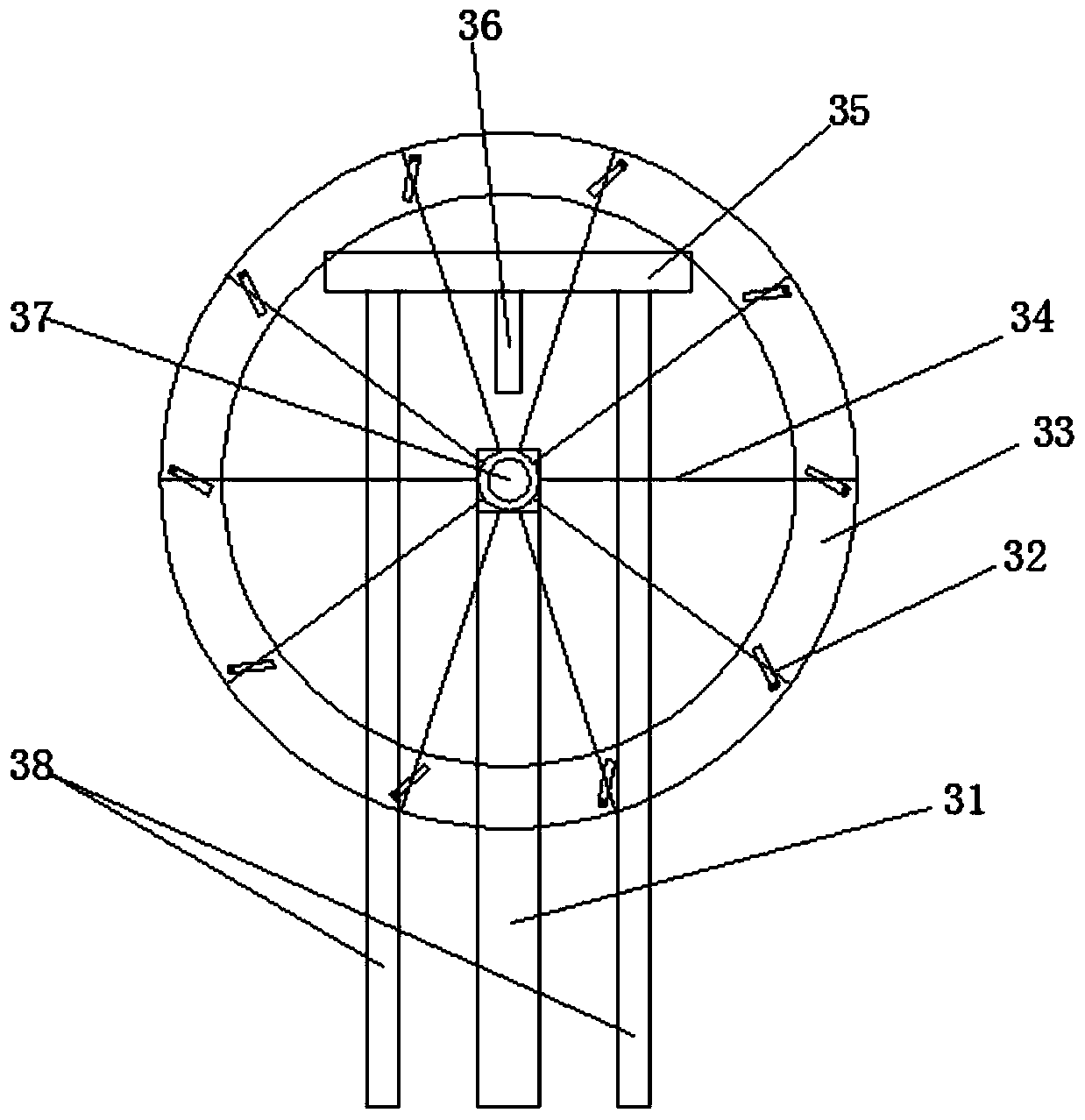 A water purification device for landscape water and artificial lakes