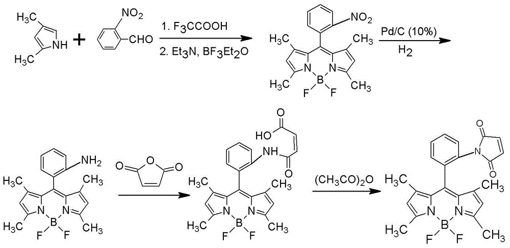 Reagent for hair water soy sauce detection and preparation method thereof