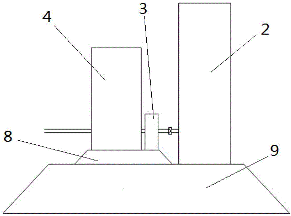 An open-type slurry tank relay blow-fill pumping station system and its construction method