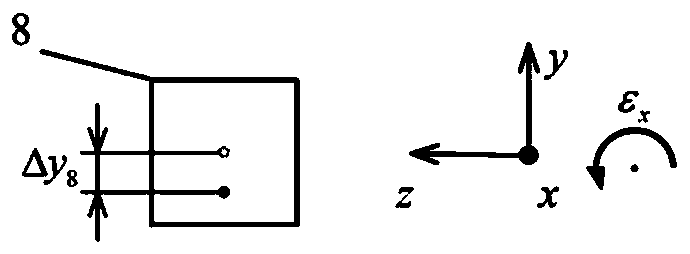 Transceiving split five-degree-of-freedom measuring device and method with optical path drift compensation