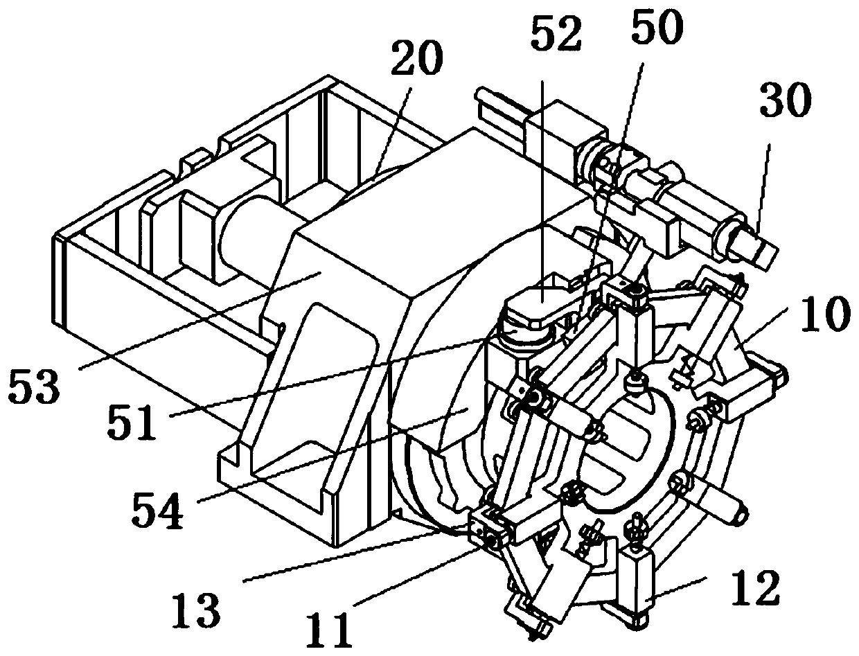 Rotating mounter head mechanism