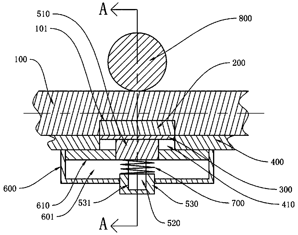 Pantograph carbon slider assembly and abrasion detection method for same