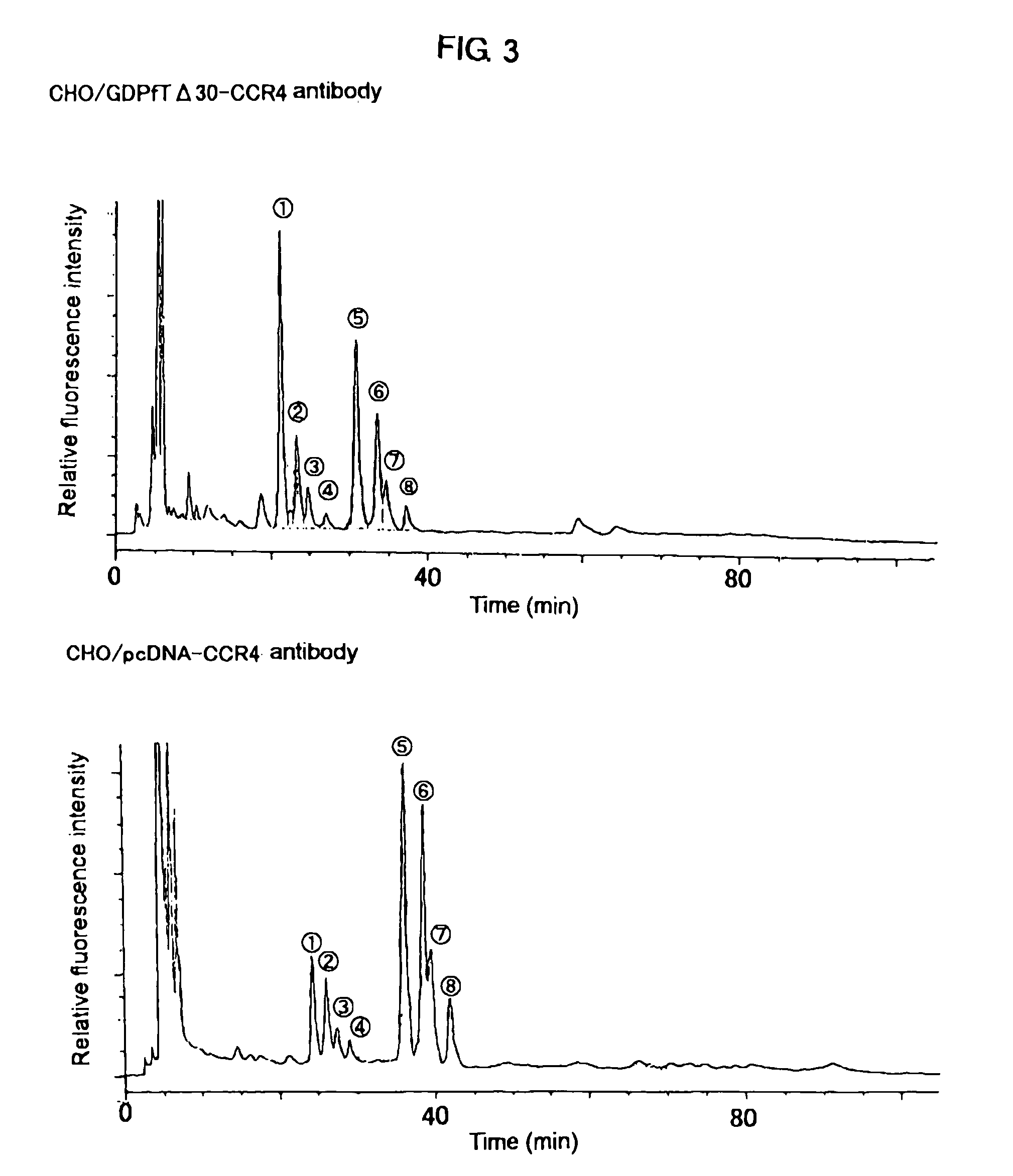 Cells in which activity of the protein involved in transportation of GDP-fucose is reduced or lost