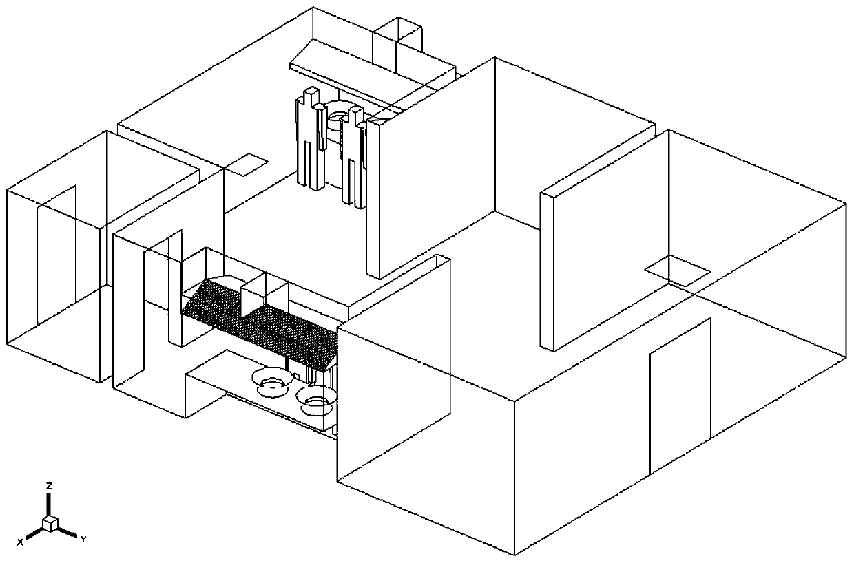 Commercial kitchen exhaust air rate optimization method based on oil fume trapping efficiency