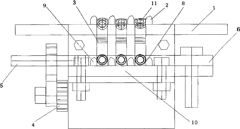 Magnetic ring automatic arrangement mechanism