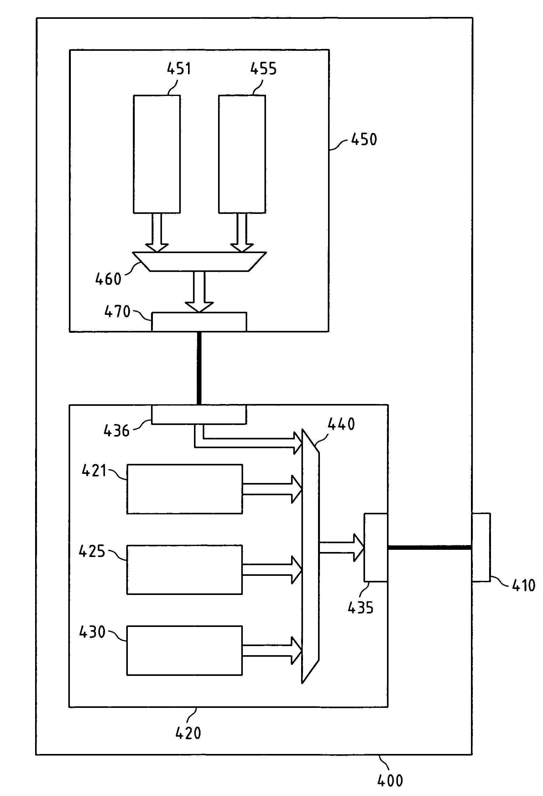 Providing maintenance access via an external connector