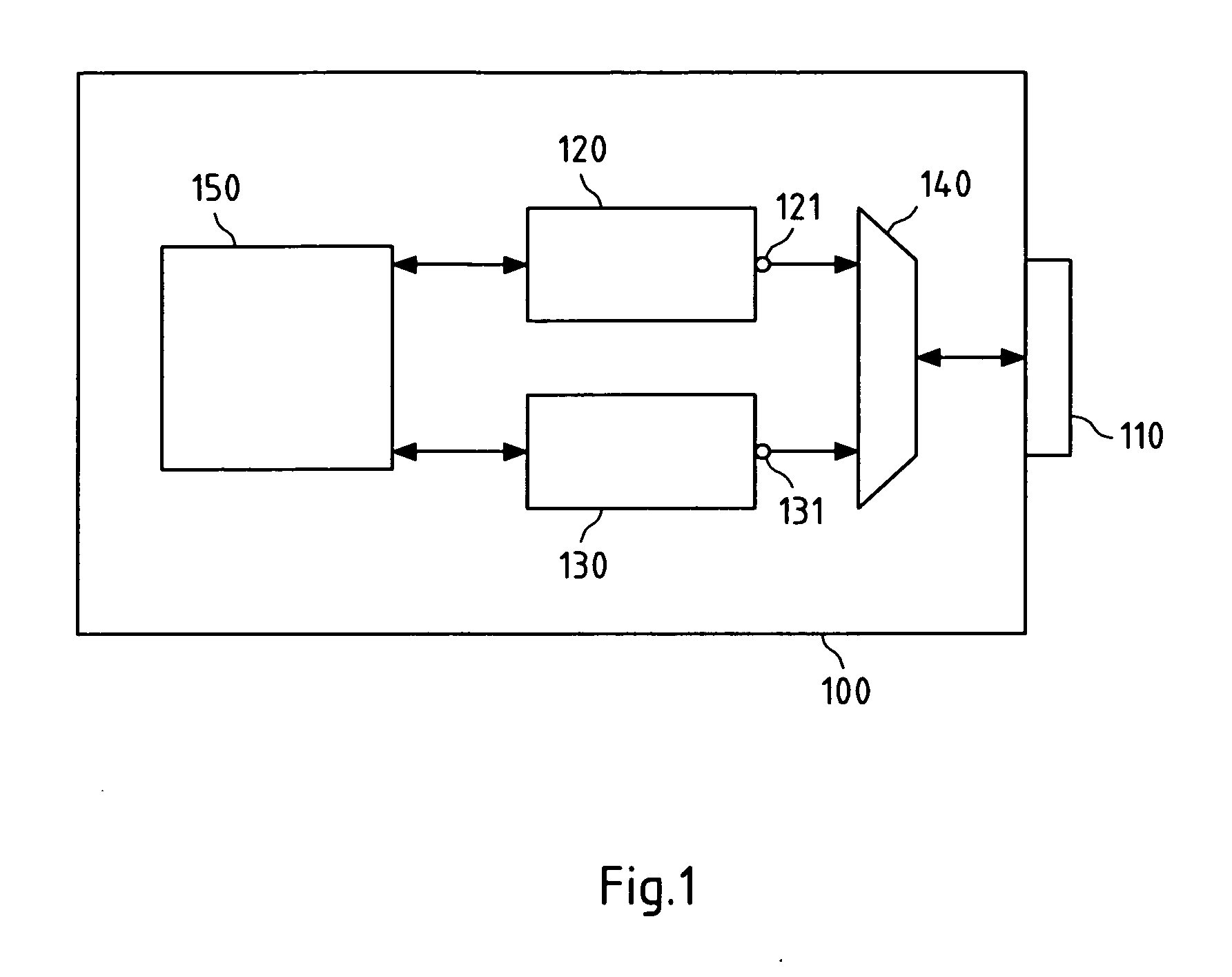 Providing maintenance access via an external connector