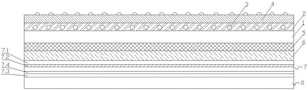 Fire-proof flannelet fabric for full-vitality textile