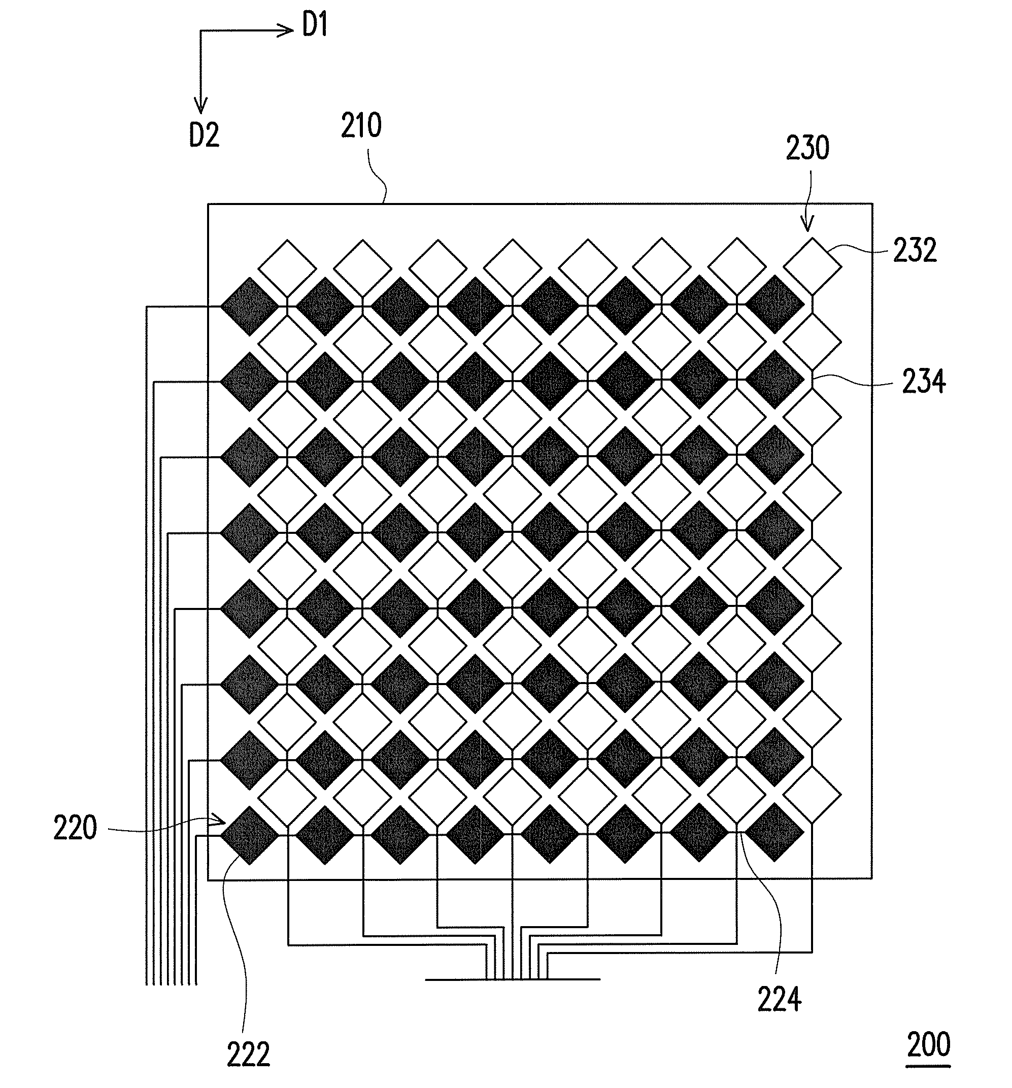 Touch sensing substrate and touch sensing liquid crystal display