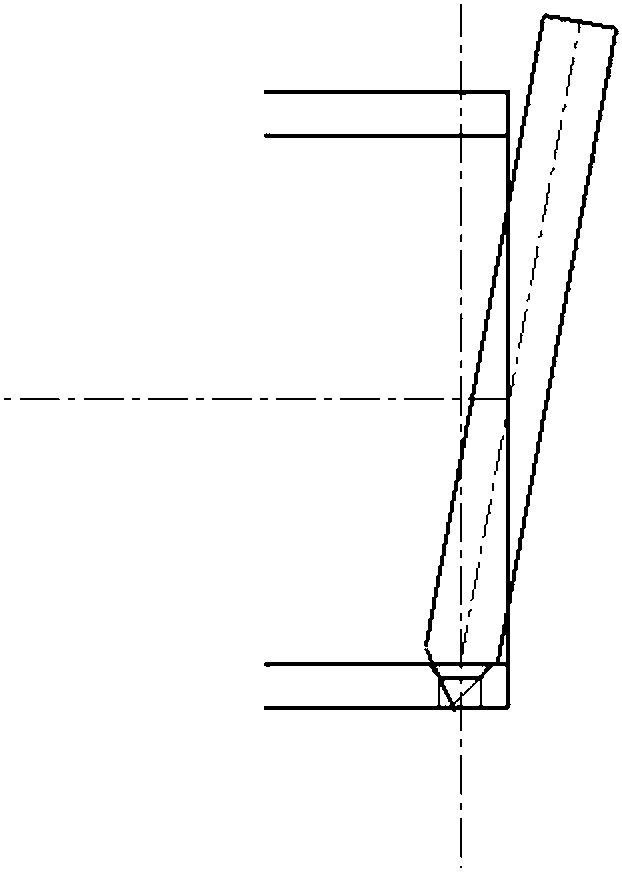 A chamfering punching device and method for hole inner wall