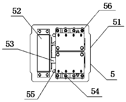 Inch aluminum board pushing device