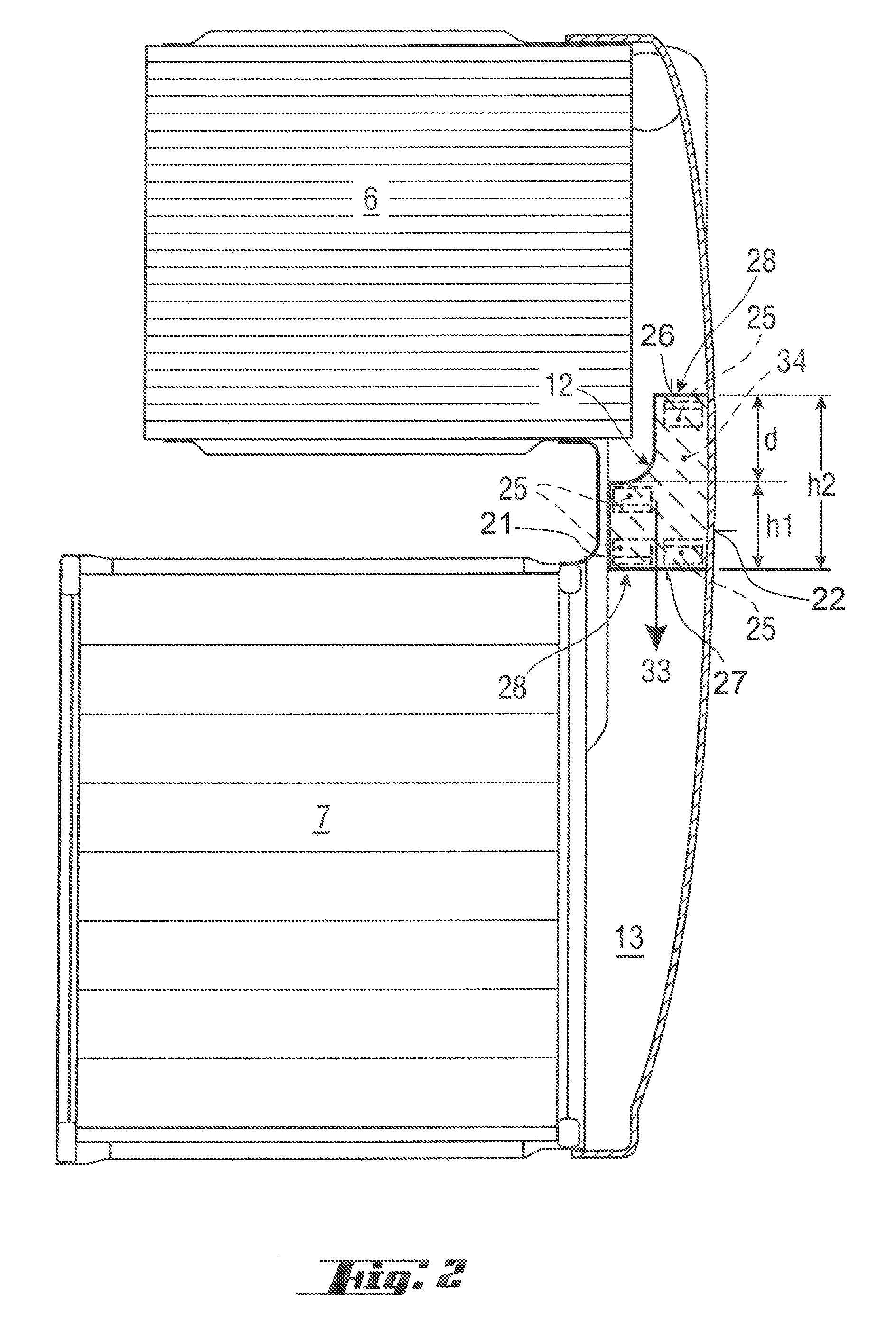 Exhaust system with mixing and/or evaporating device