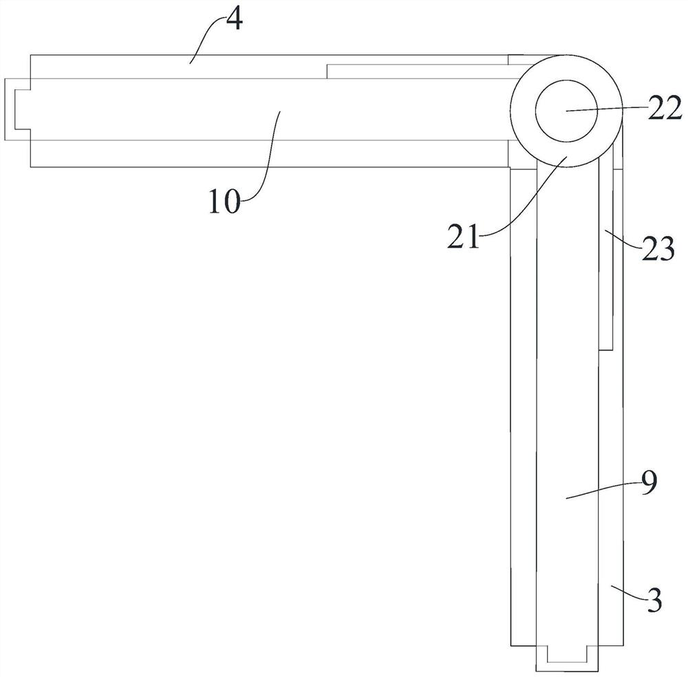 Handheld folding grinding machine for machining detection of casting and forging