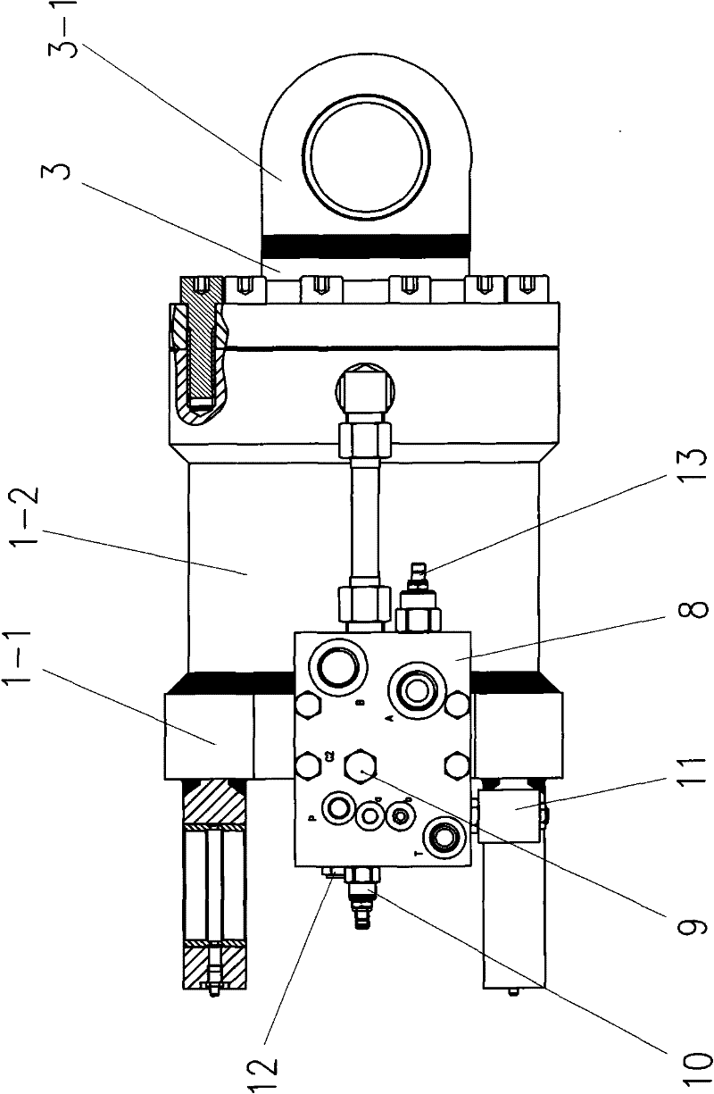 Pressurizing cylinder