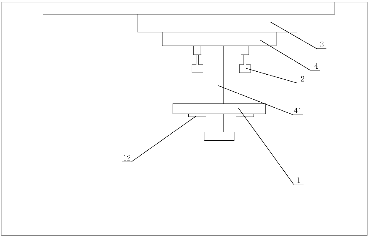 Sputtering device for large-area glass magnetron sputtering coating production line