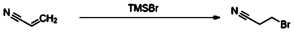 Preparation method of 3-bromopropionitrile