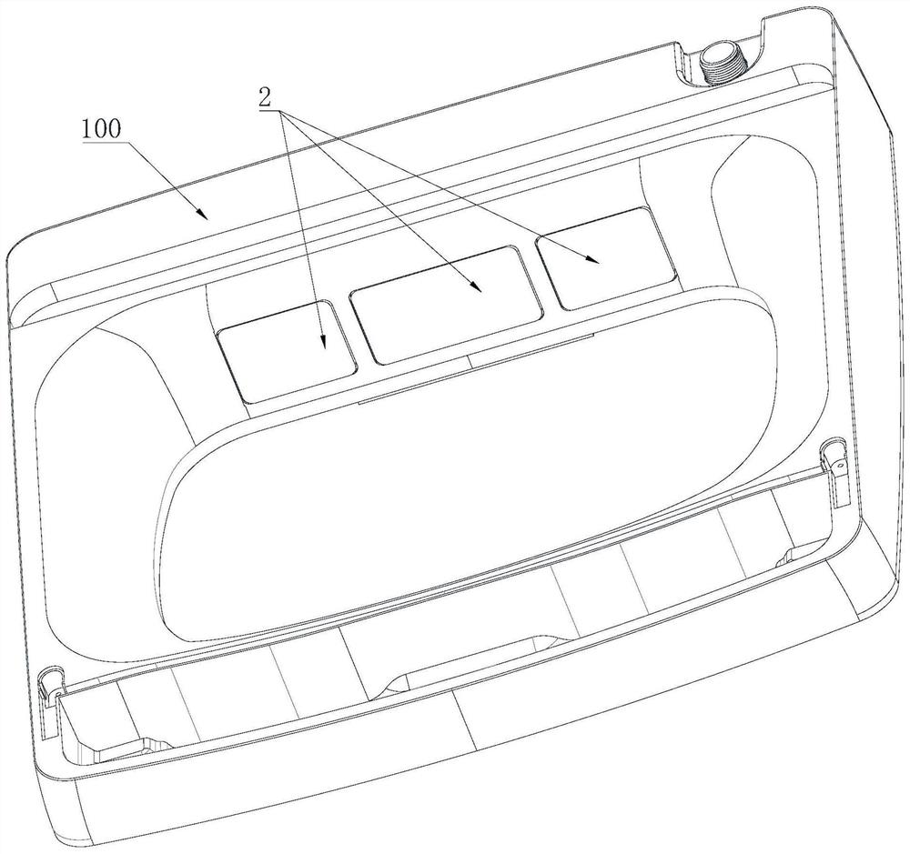 Additive putting module and washing machine