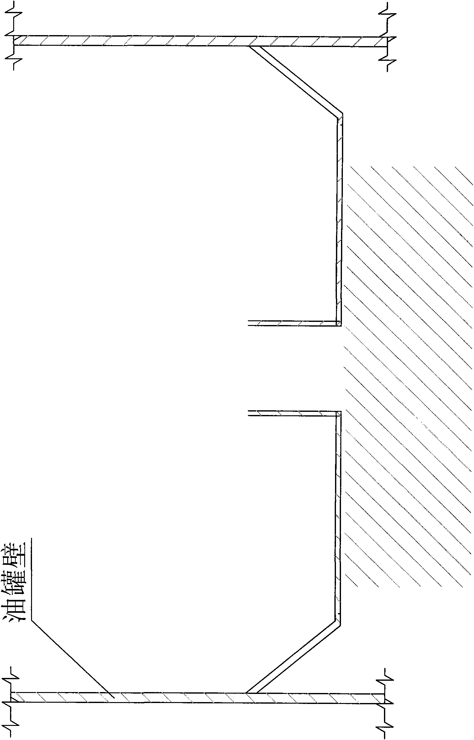 Steel floating roof opening sealing device used for mounting level instrument