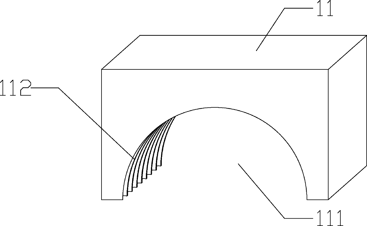 Processing and forming device for PE double-wall corrugated pipe