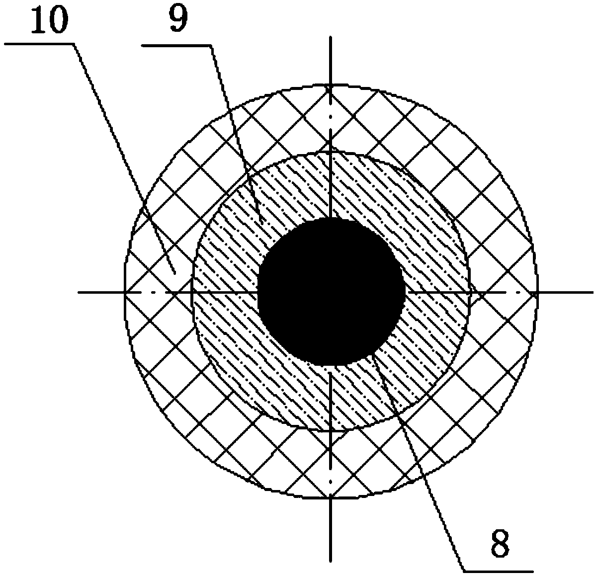 A phononic crystal vibration damping coupling