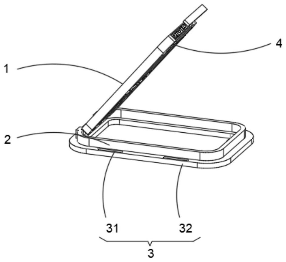 Drainage filter plate with warning function