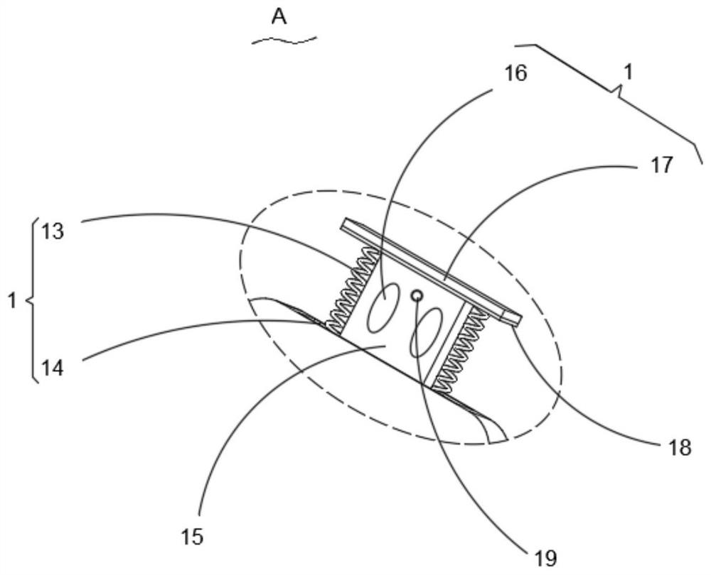 Drainage filter plate with warning function