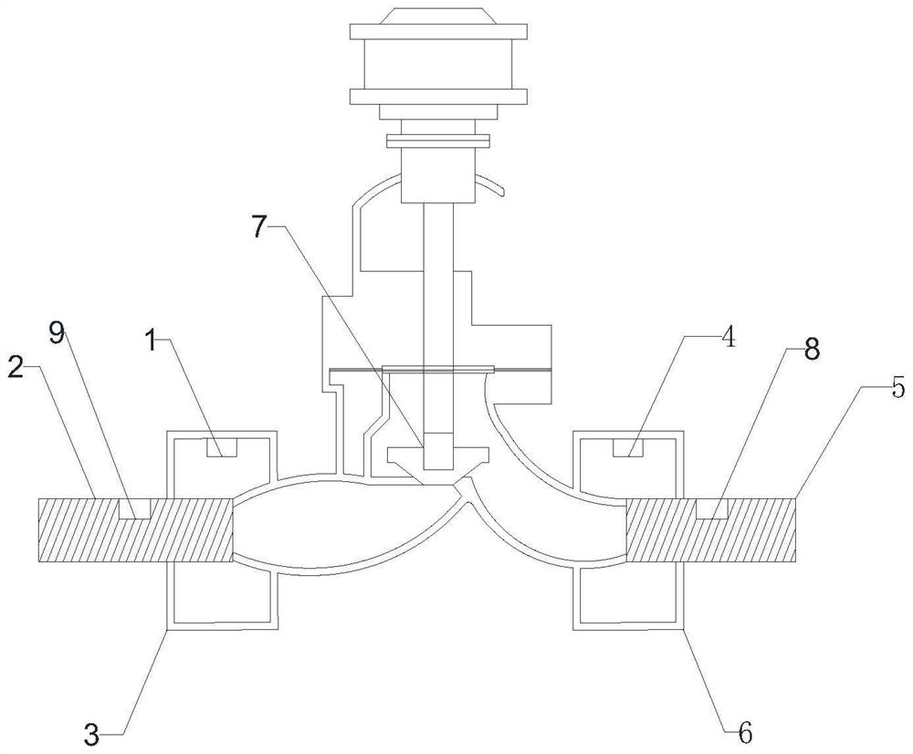 High-risk medium zero-leakage system based on pneumatic corrugated pipe stop valve