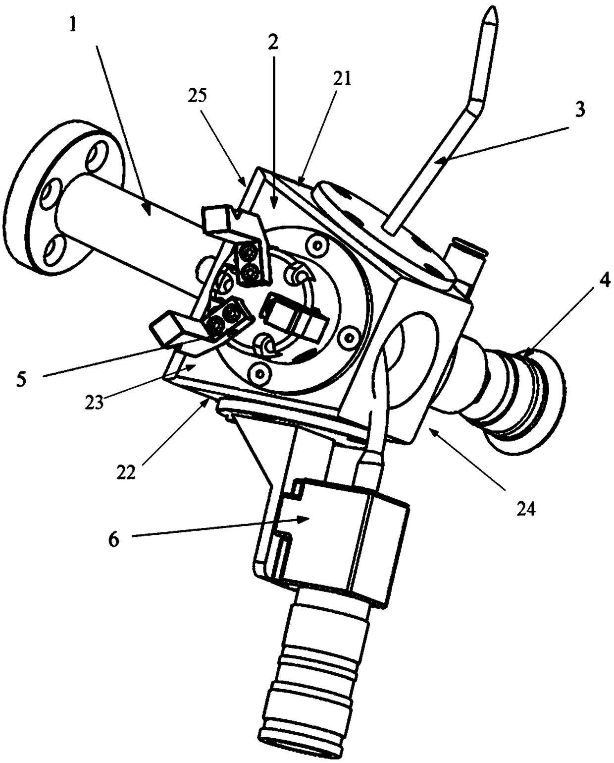 Automatic end executing device of robot and assembly robot