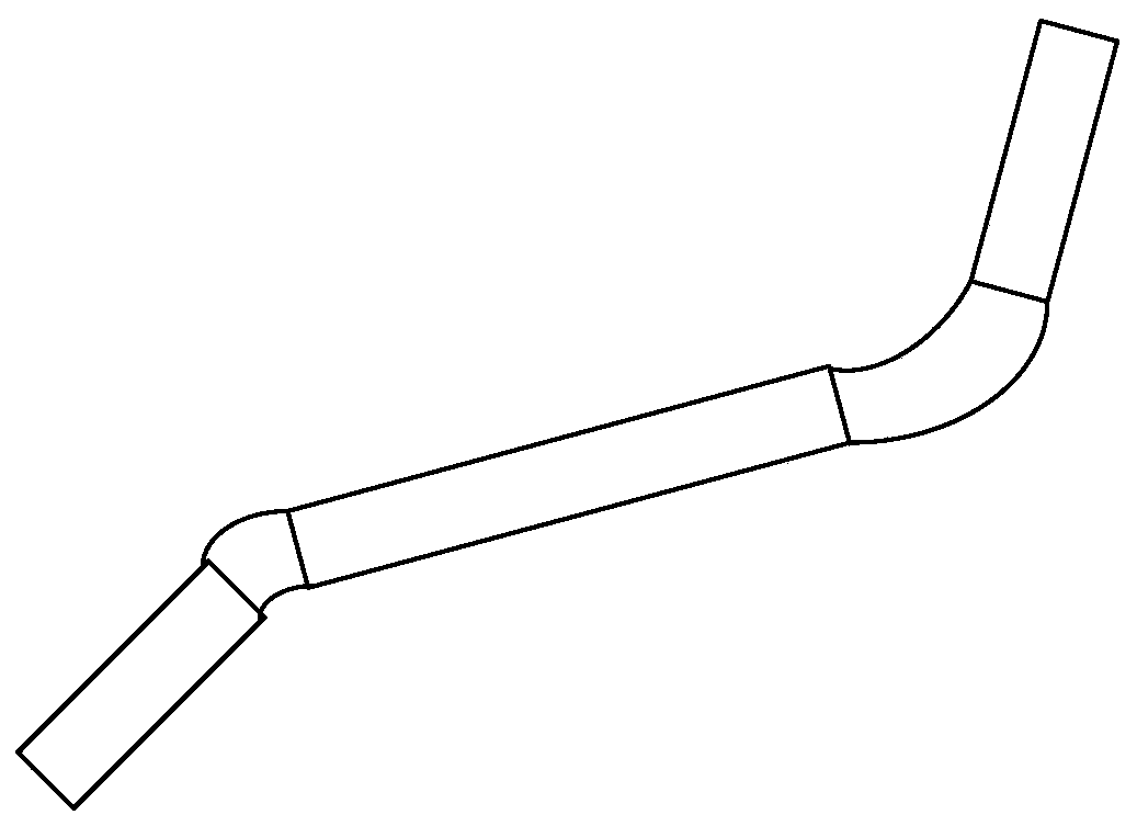 Elbow reconstruction and allowance calculation method based on point cloud data