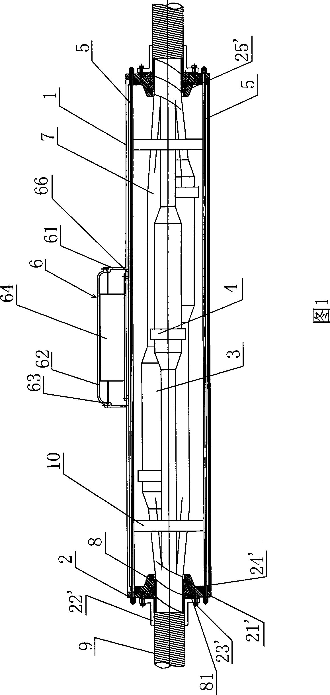 Photoelectric composite sea cable repairing joint