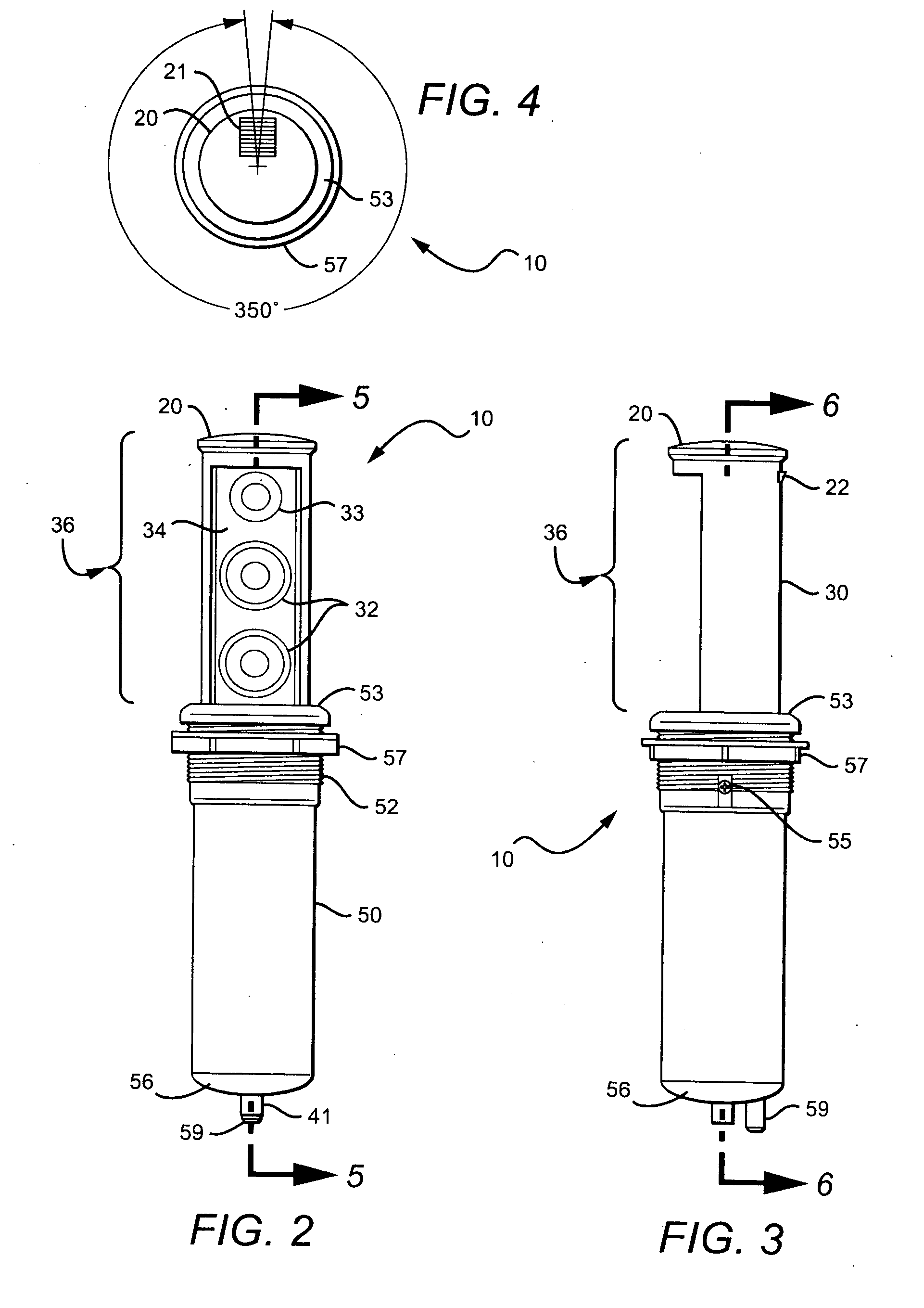 Retractable rotating spa speaker system