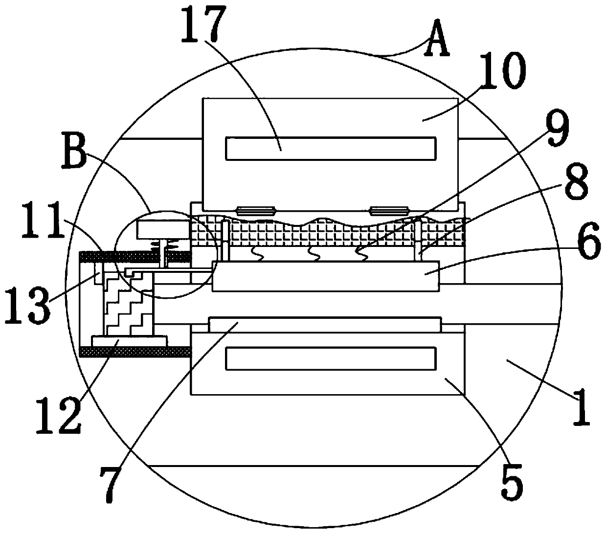 In-vitro fixing device for peritoneal dialysis catheter