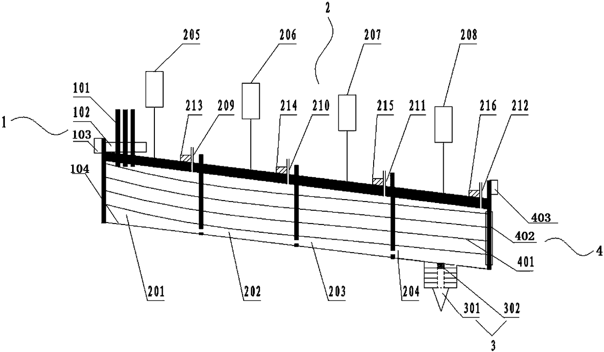 Rapid shaping type full-color 3D (Three Dimensional) printer material conveying system and control method thereof