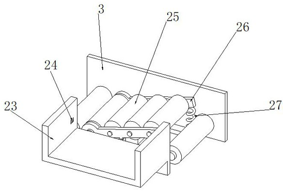 Automated logistics storage rack with sorting mechanism