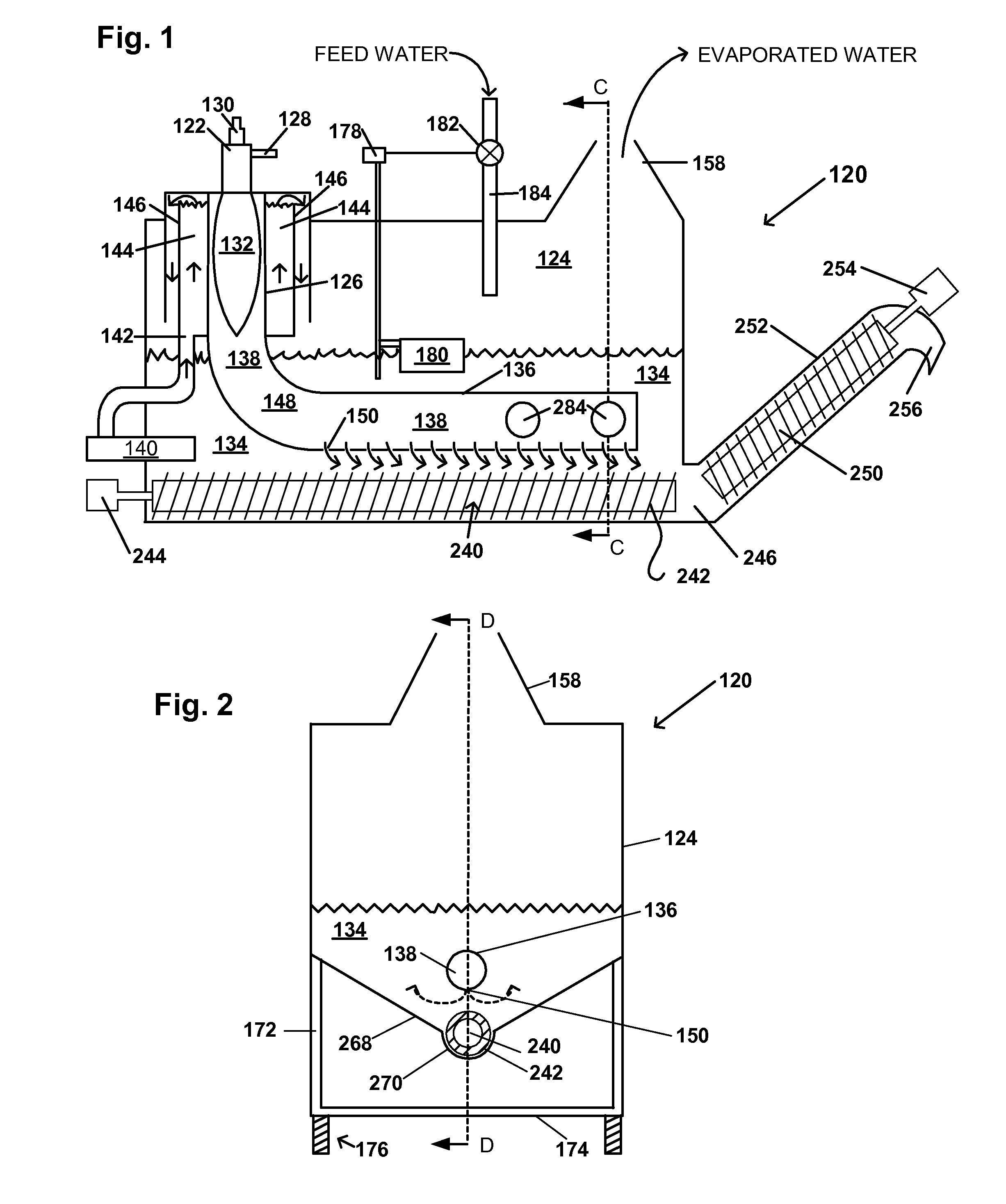 Submerged combustion disposal of produced water