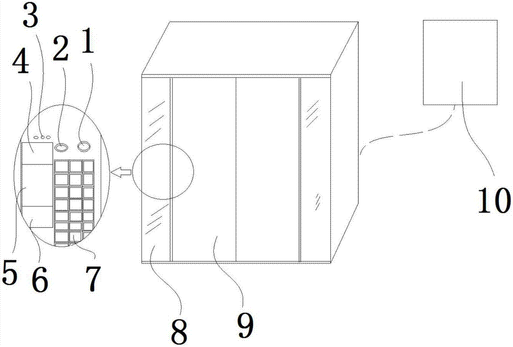 Real-time-monitoring self-adjustment elevator device