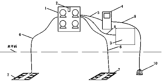 Ecological gene nano-regulation and control device for lakes and reservoirs