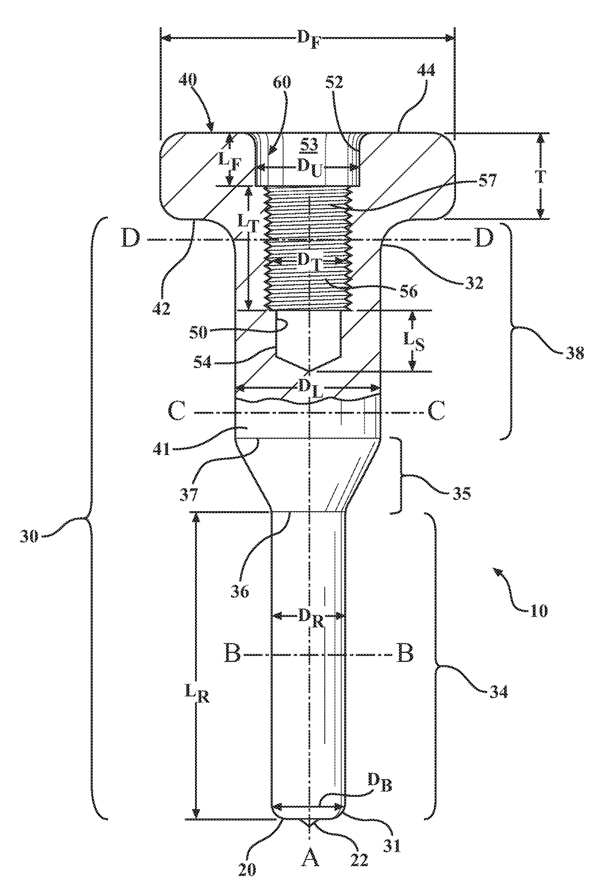 Stand-off weld stud