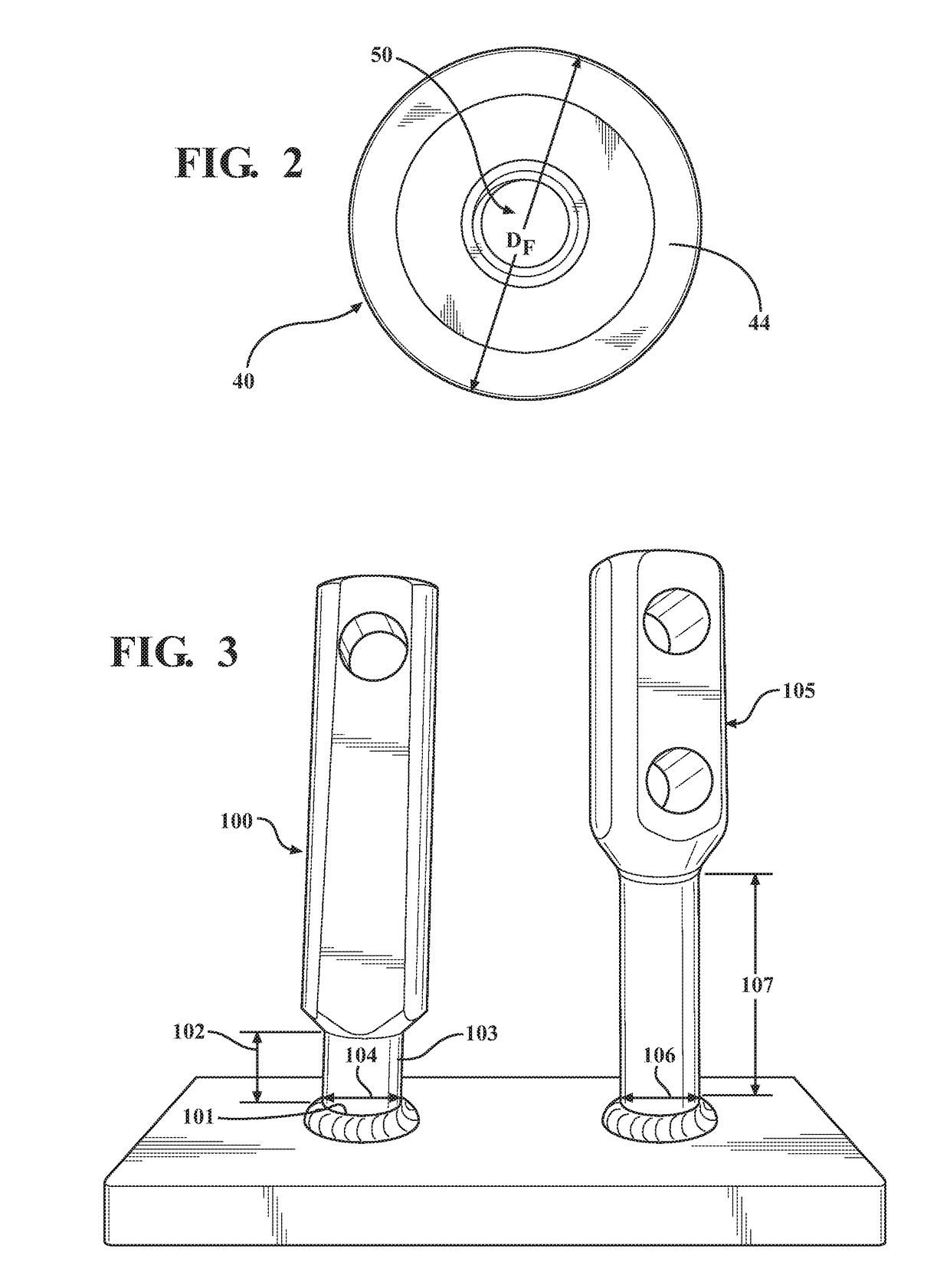 Stand-off weld stud