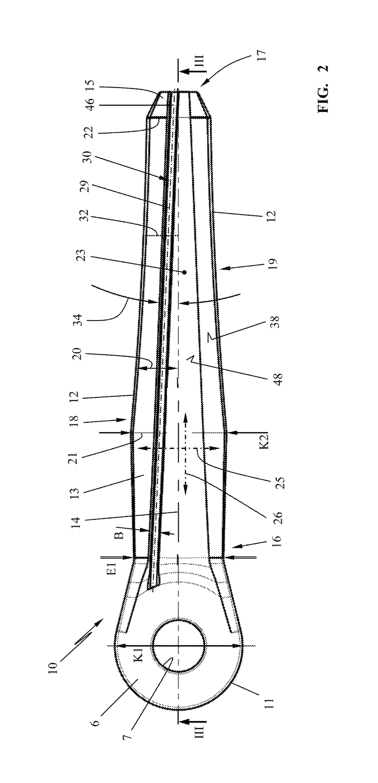 Cutting knife for a cutting head of a trimmer