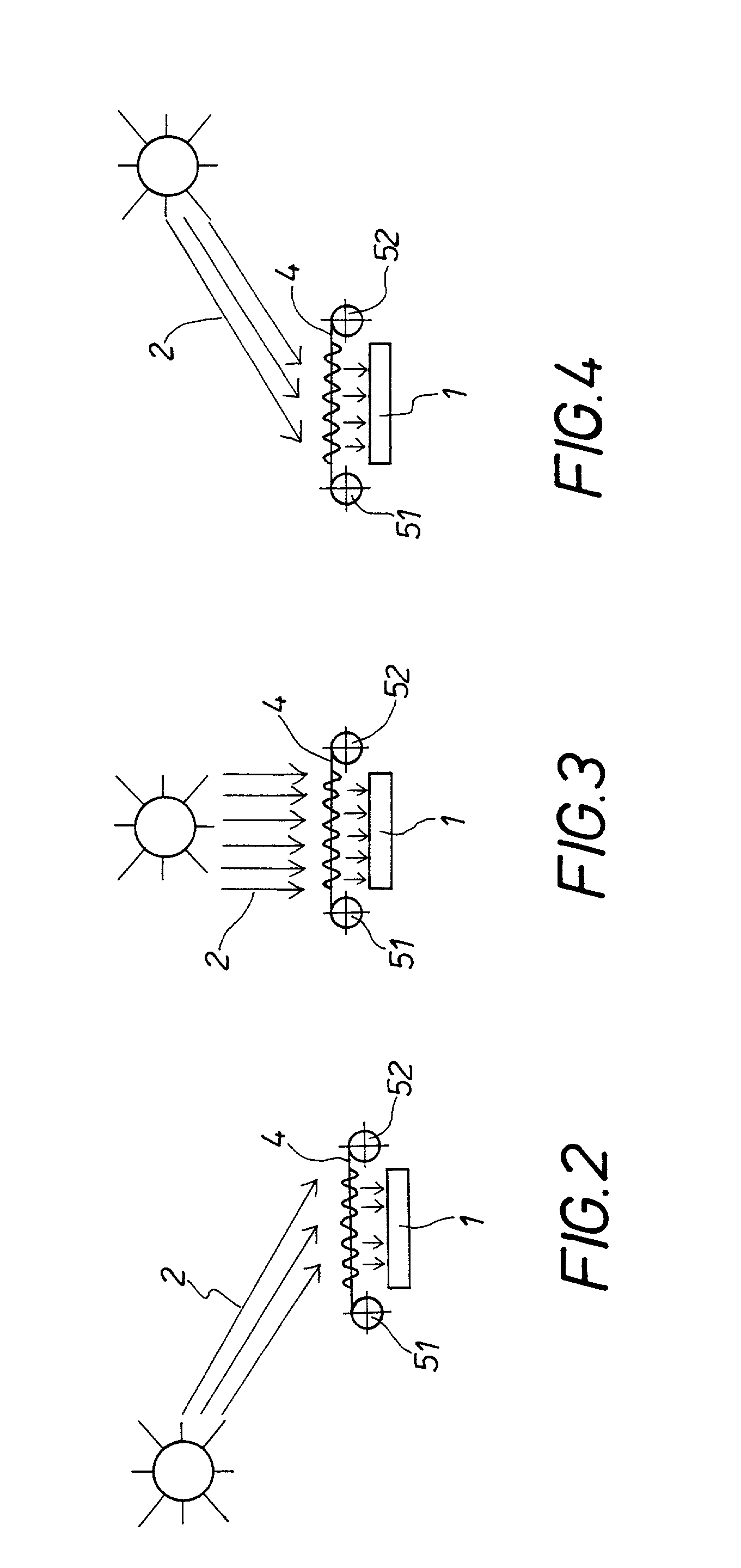 Device which follows the position of the sun