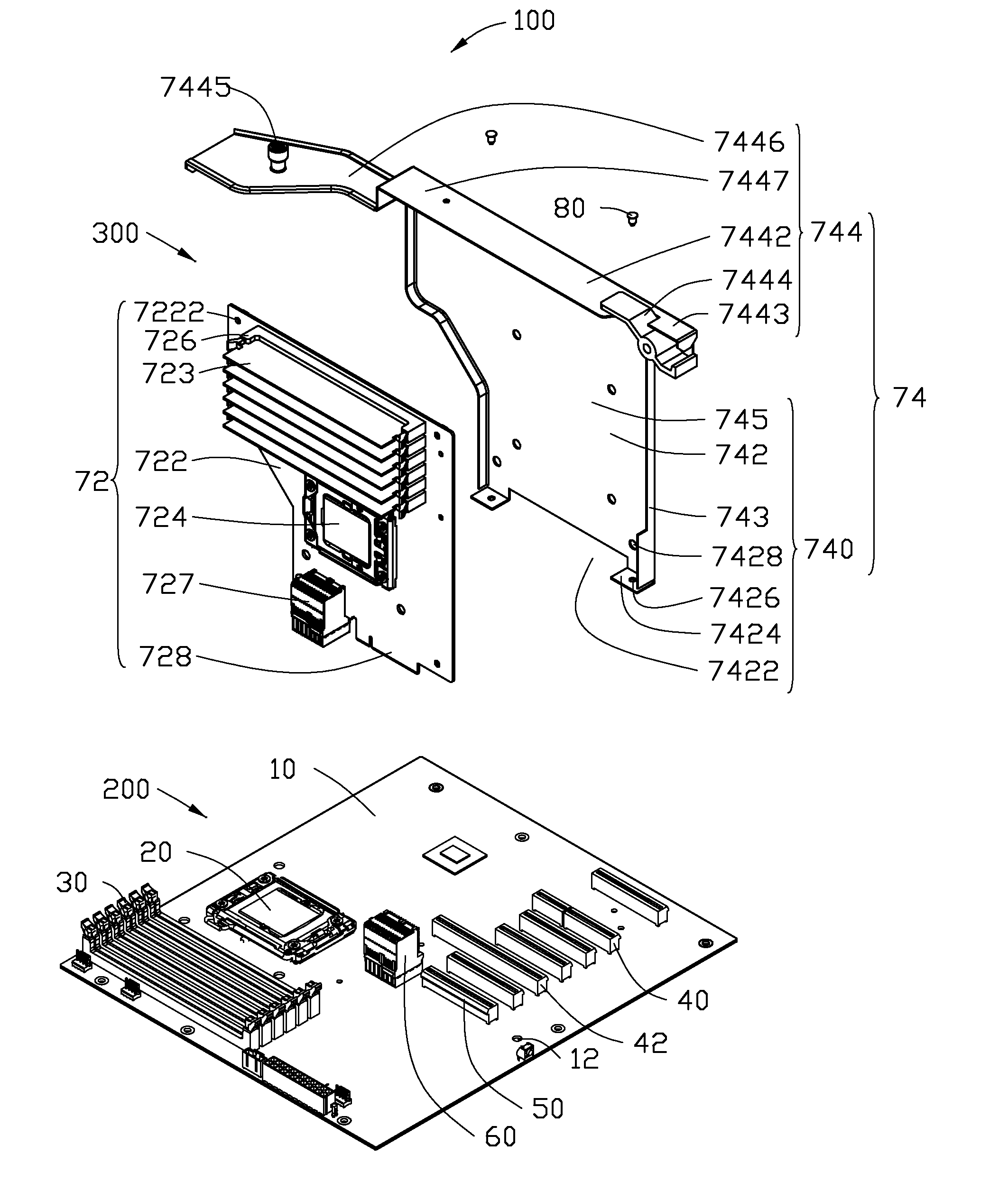 Motherboard assembly and central processing unit expansion card