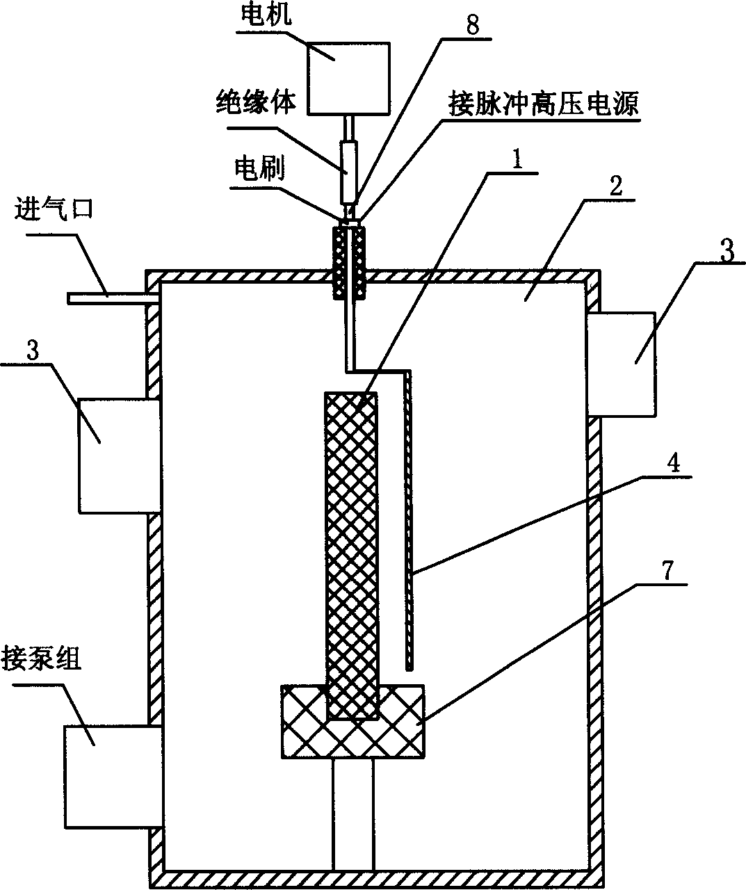 Plasma injection method and apparatus for insulation material spare parts