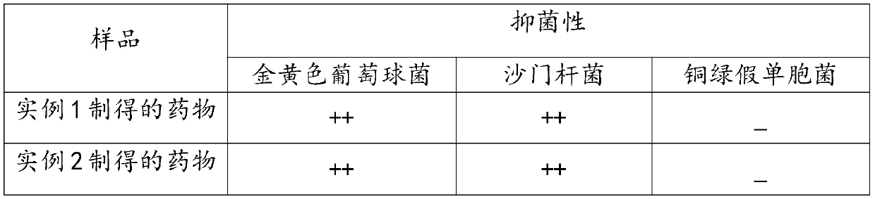 Preparation method of medicine for treating acnes